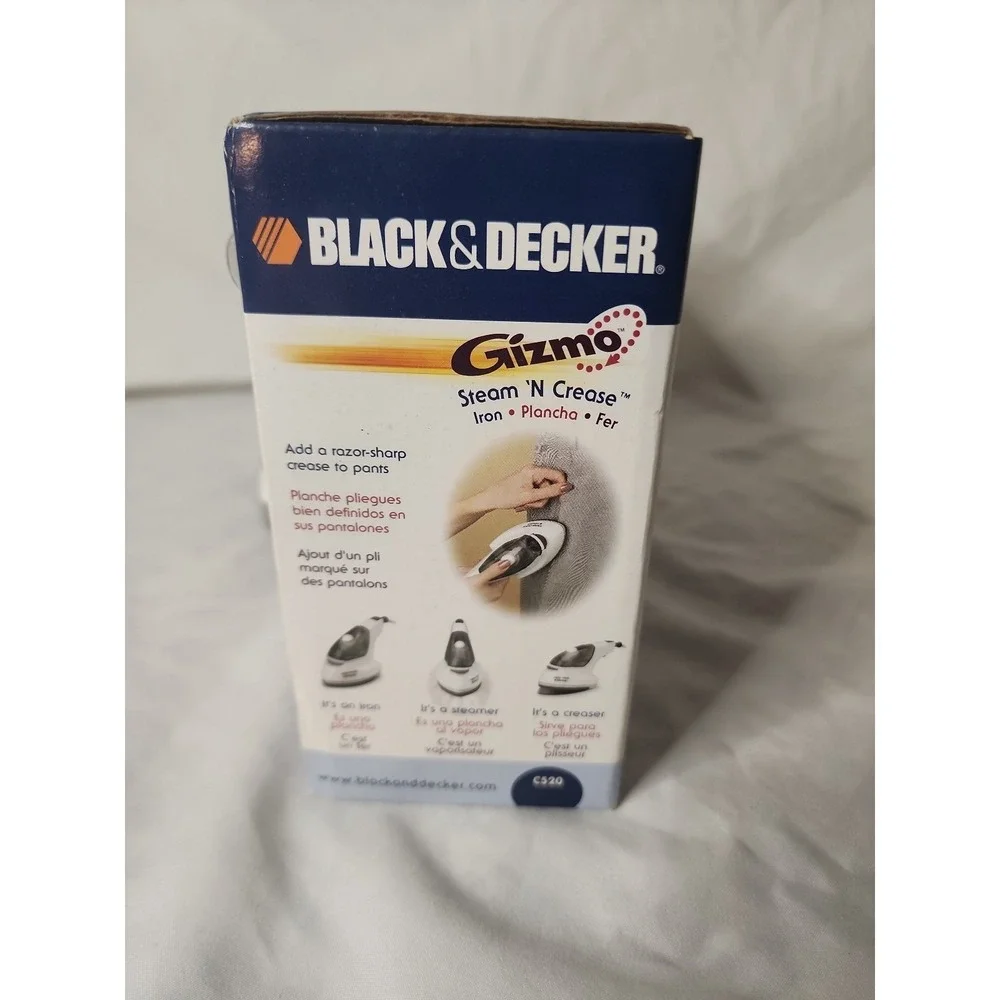 Gizmo Black&Decker Steam and Crease